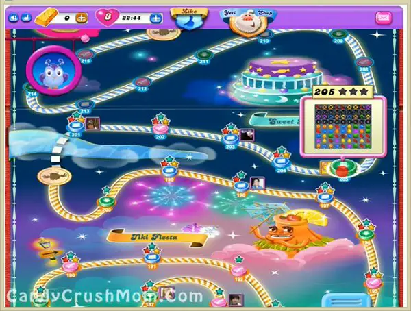 Candy Crush Dreamworld Level 205