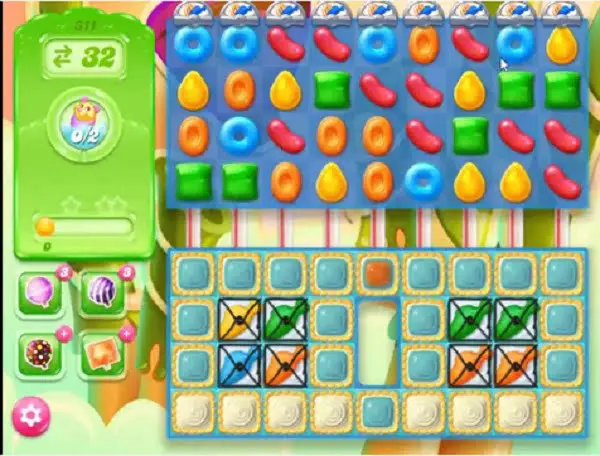 candy crush jelly level 311