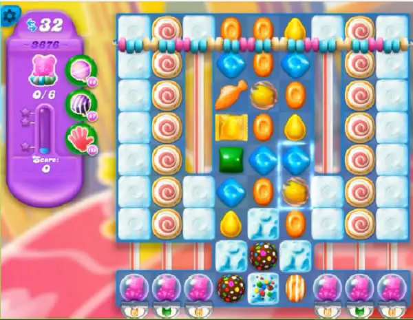 Crush 3676 candy Level 1399