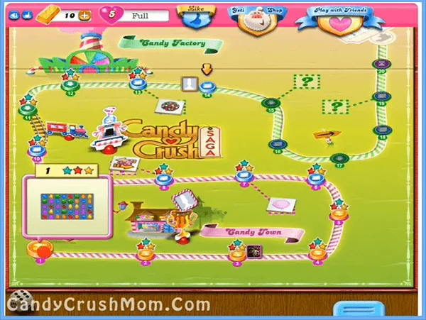 Candy Crush Saga: Gameplay Walkthrough Part 1 (LEVEL 1 - 10 COMPLETED) 