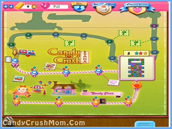 Candy Crush Level 5 Candy Crush Level 5