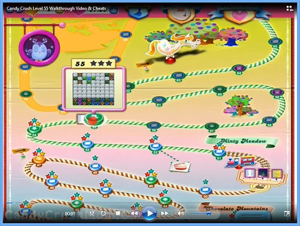 Candy Crush Level 55