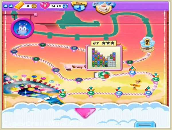 Candy Crush Dreamworld Level 87