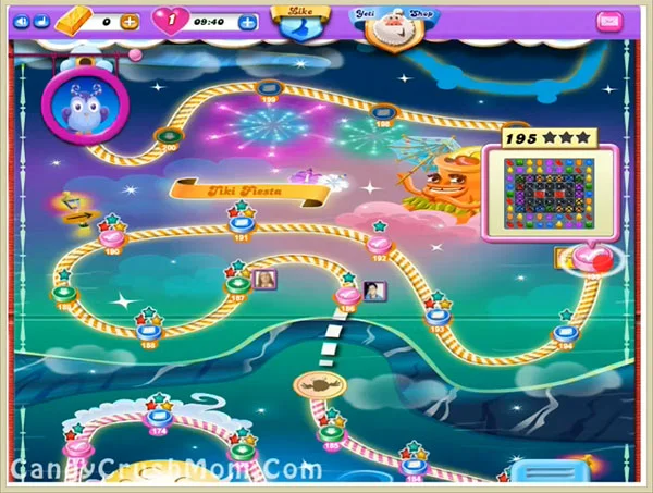 Candy Crush Dreamworld Level 195