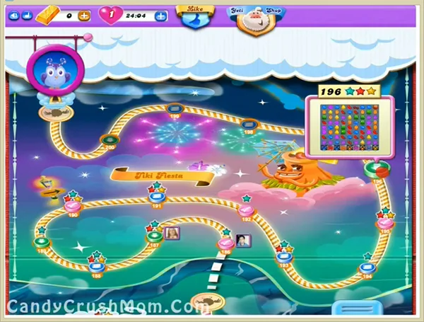 Candy Crush Dreamworld Level 196