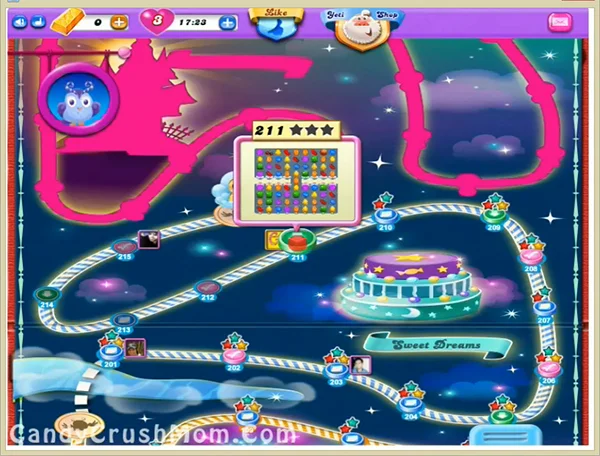 Candy Crush Dreamworld Level 211
