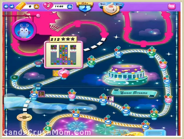 Candy Crush Dreamworld Level 212