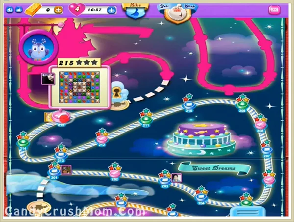 Candy Crush Dreamworld Level 215