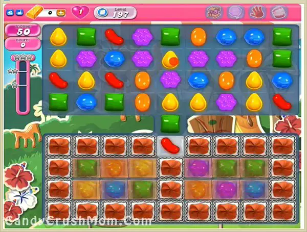 how to beat candy crush level 197