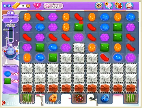 Candy Crush Dreamworld Level 365