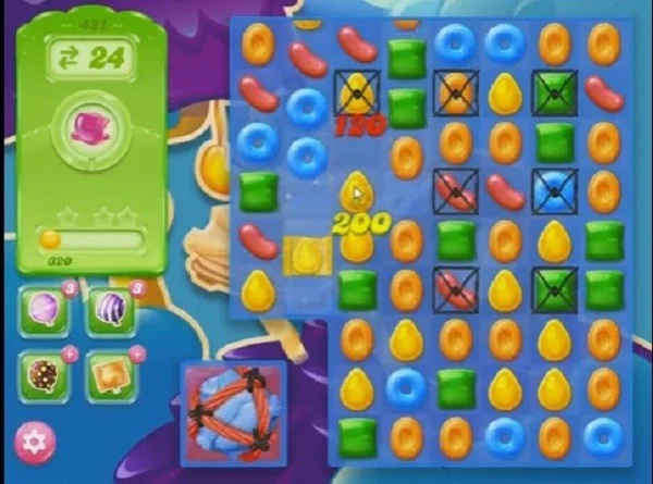 candy crush jelly level 421