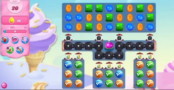Tips and Walkthrough: Candy Crush Level 3451