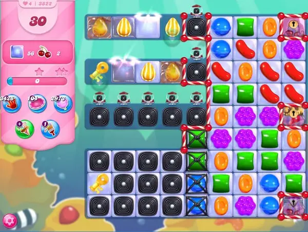 how to beat level 3822 in candy crush