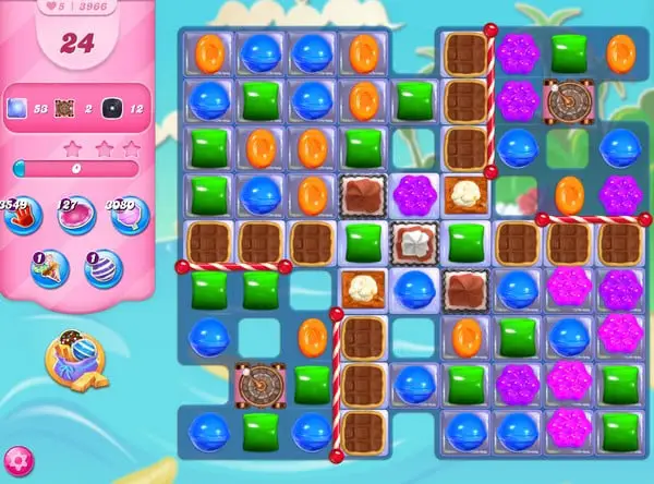 Candy Crush Friends Saga Level 3966 