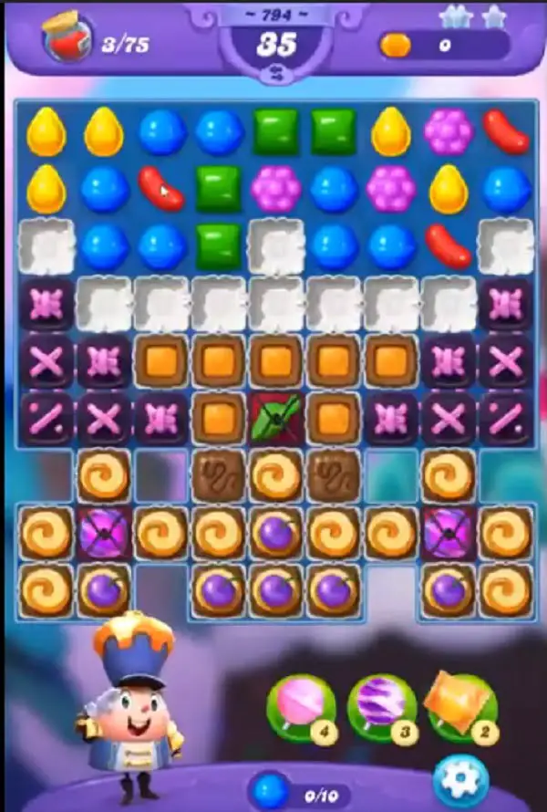 how to pass level 794 in candy crush