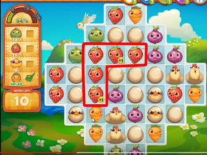 collect strawberry L shape