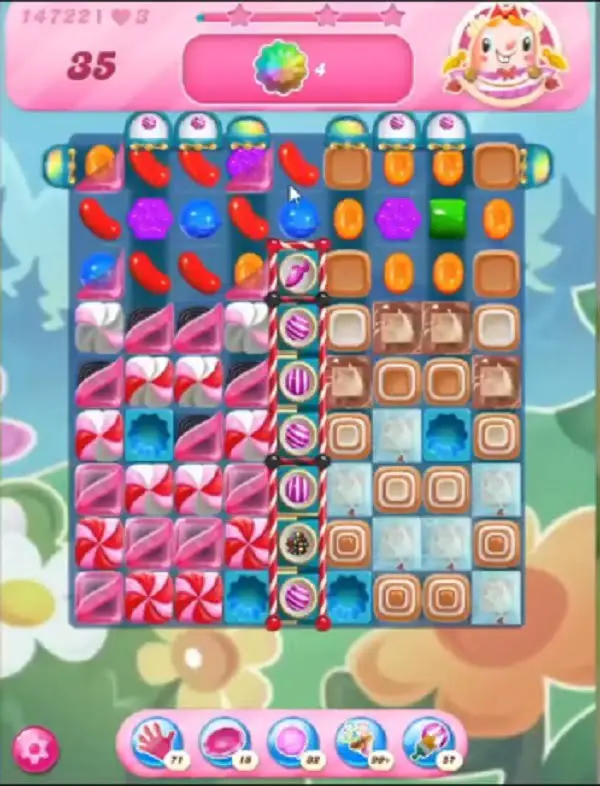 Tips and Walkthrough: Candy Crush Level 14722