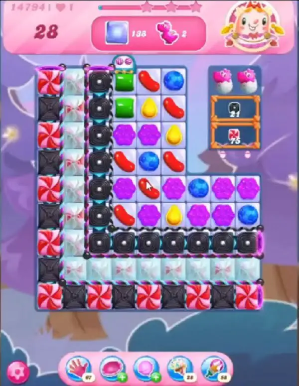 Tips and Walkthrough: Candy Crush Level 14794