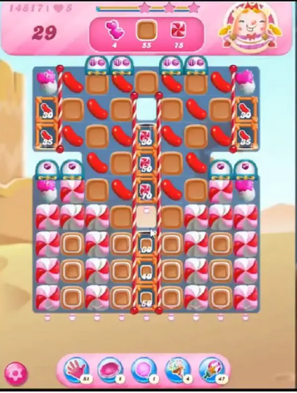 Tips and Walkthrough: Candy Crush Level 14817