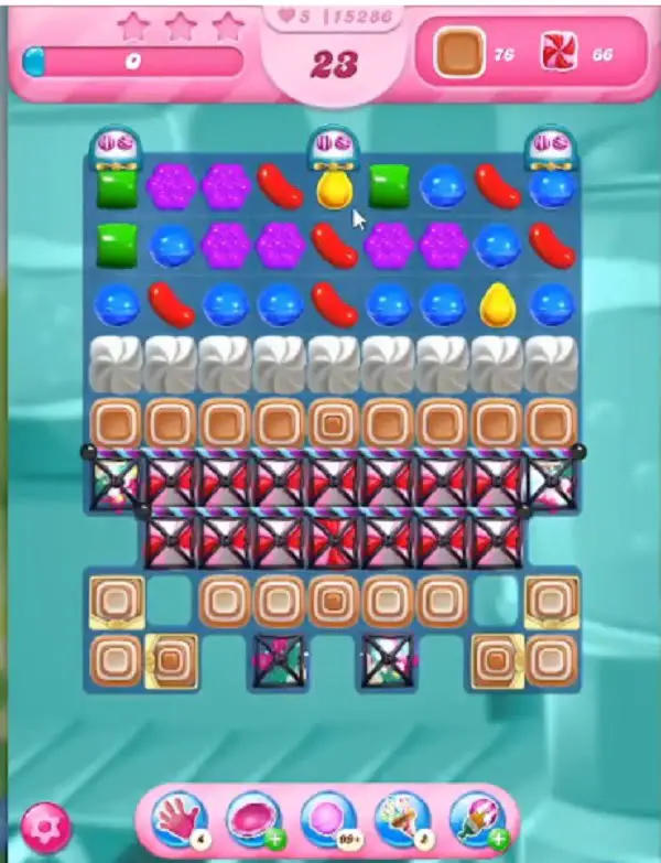 Tips and Walkthrough: Candy Crush Level 15286