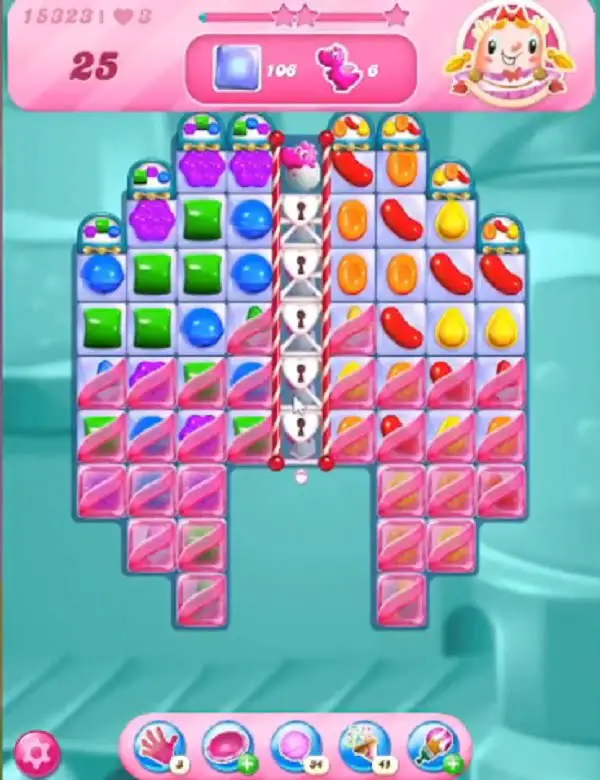 Tips and Walkthrough: Candy Crush Level 15323