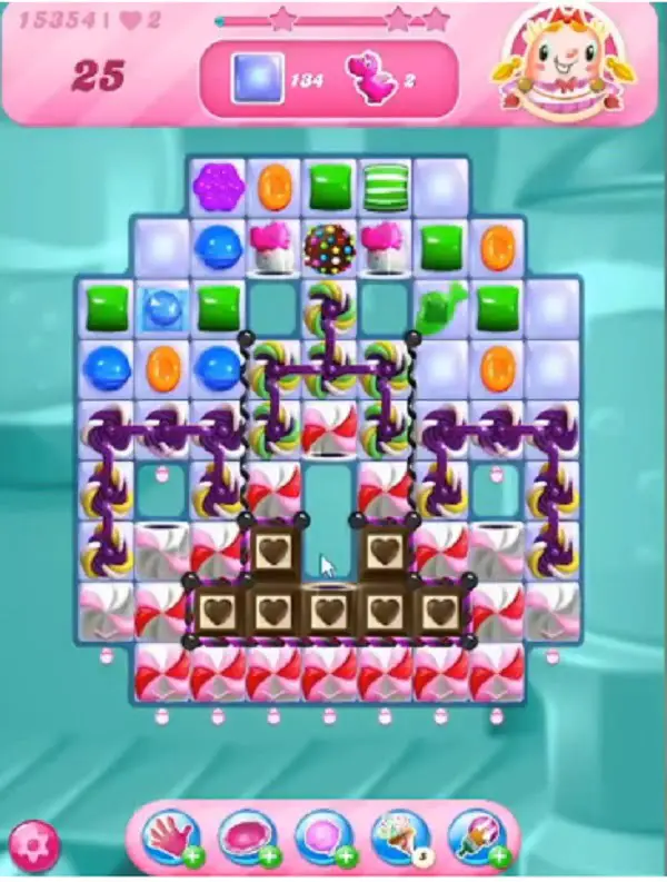 Tips and Walkthrough: Candy Crush Level 15354