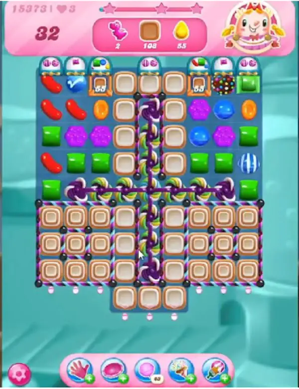 Tips and Walkthrough: Candy Crush Level 15373