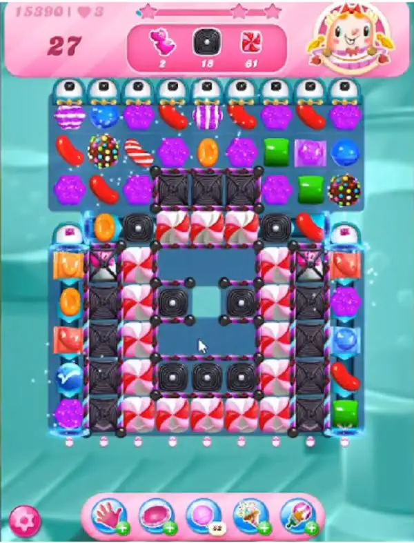 Tips and Walkthrough: Candy Crush Level 15390