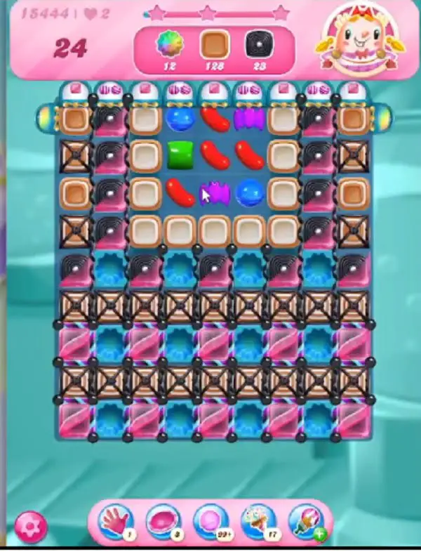 Tips and Walkthrough: Candy Crush Level 15444