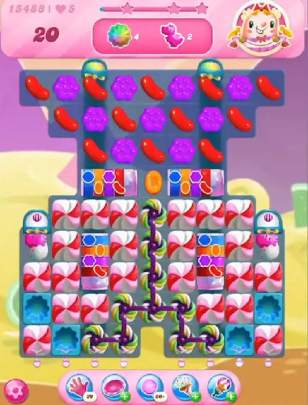 Tips and Walkthrough: Candy Crush Level 15488