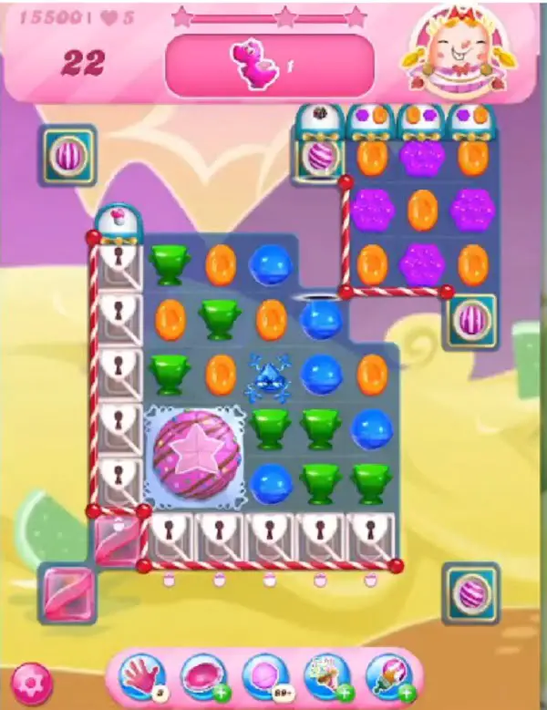 Tips and Walkthrough: Candy Crush Level 15500