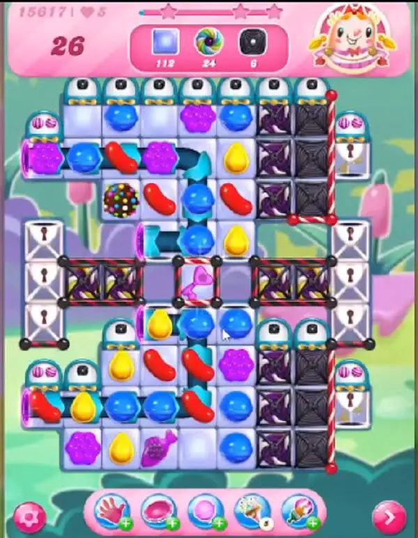 Tips and Walkthrough: Candy Crush Level 15617