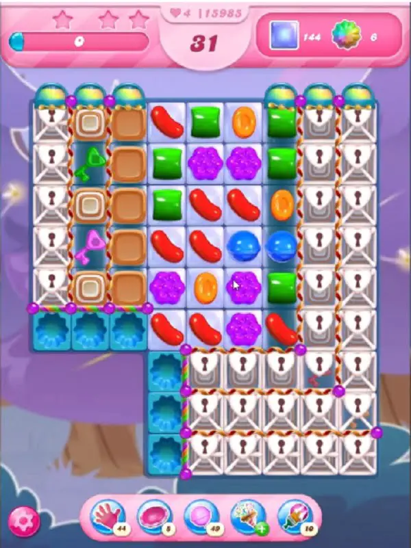 Tips and Walkthrough: Candy Crush Level 15985