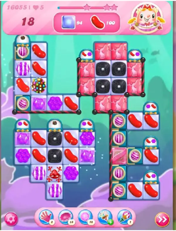 Tips and Walkthrough Candy Crush Level 16055