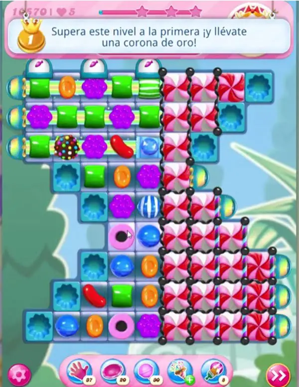 Tips And Walkthrough: Candy Crush Level 16570