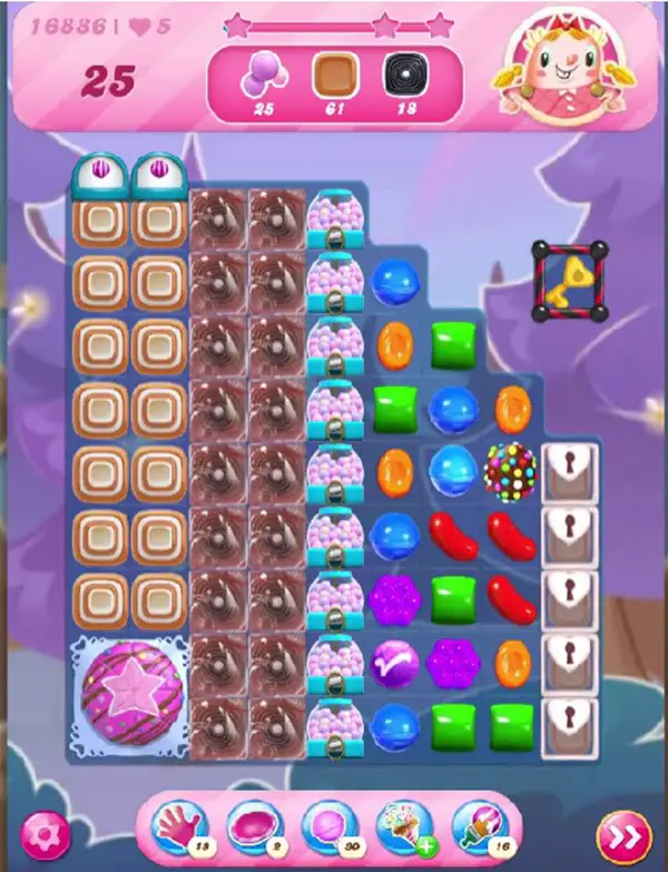 Tips and Walkthrough: Candy Crush Level 16886