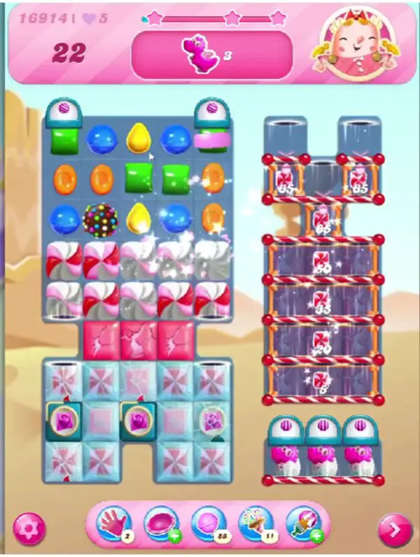 Tips and Walkthrough: Candy Crush Level 16914