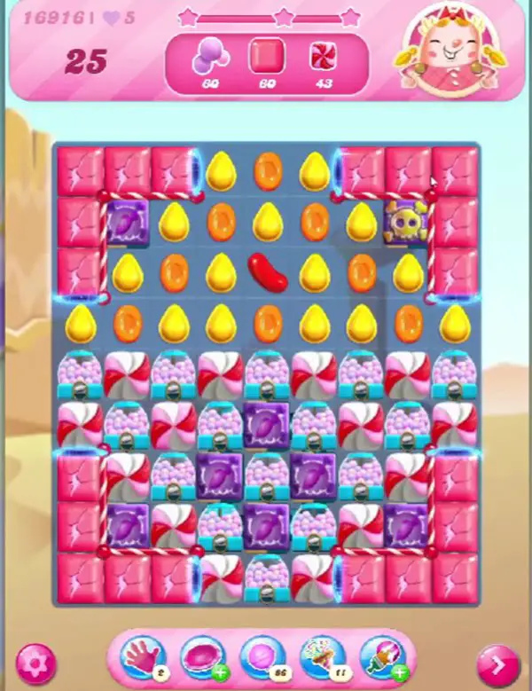 Tips and Walkthrough: Candy Crush Level 16916