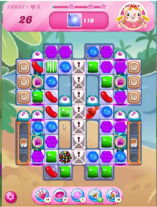 Tips and Walkthrough: Candy Crush Level 16937