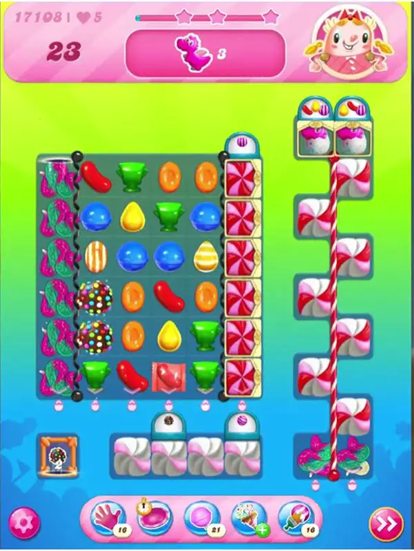 Tips and Walkthrough: Candy Crush Level 17108