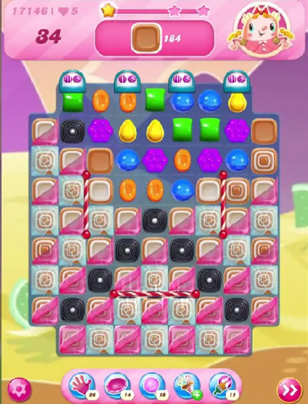 Tips and Walkthrough: Candy Crush Level 17146