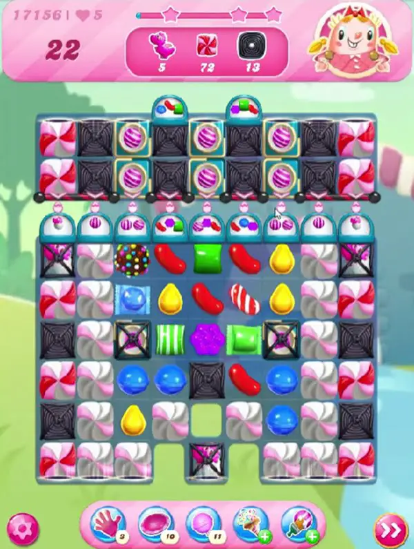 Tips and Walkthrough: Candy Crush Level 17156