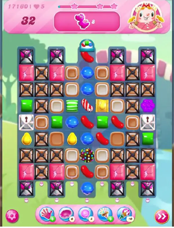 Tips and Walkthrough: Candy Crush Level 17160