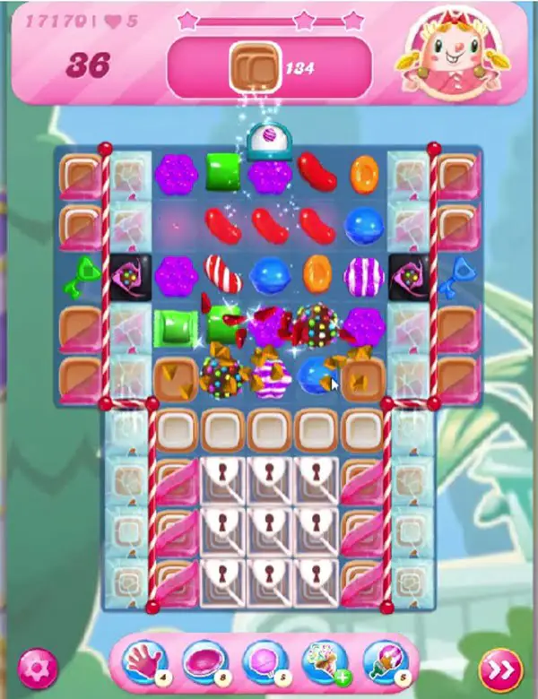 Tips and Walkthrough: Candy Crush Level 17170